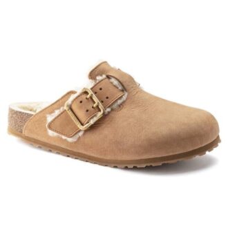 Boston Bold en cuir naturel et peau de mouton