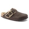 Boston Bold en cuir Shearling Espresso