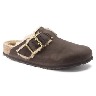 Boston Bold en cuir Shearling Espresso