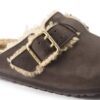 Boston Bold en cuir Shearling Espresso