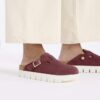 Boston Chunky Suede Leather Berry Crush