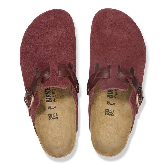 Boston en cuir suédé tressé Zinfandel Boston en cuir suédé tressé Zinfandel