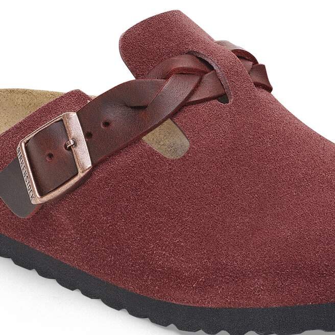Boston en cuir suédé tressé Zinfandel Boston en cuir suédé tressé Zinfandel
