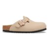 Boston Flower Buckle Kids Birko-Flor Nubuck