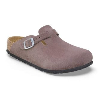 Boston Kids en cuir suédé violet délavé