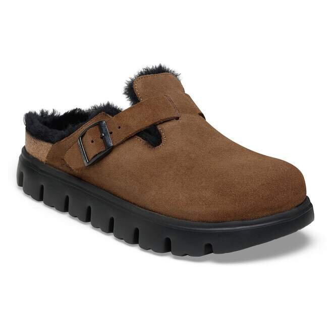 Boston Pap en cuir suédé et peau de mouton épaisse Boston Pap en cuir suédé et peau de mouton épaisse