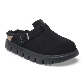 Boston Pap en cuir suédé et peau de mouton épaisse