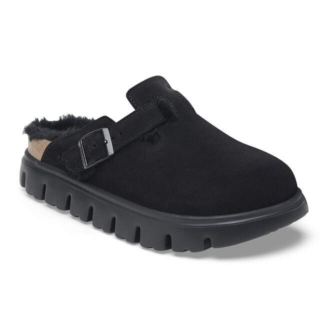 Boston Pap en cuir suédé et peau de mouton épaisse Boston Pap en cuir suédé et peau de mouton épaisse