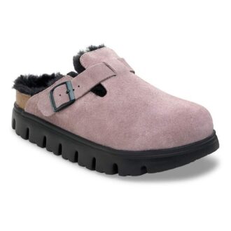 Boston Pap en cuir suédé et peau de mouton épaisse