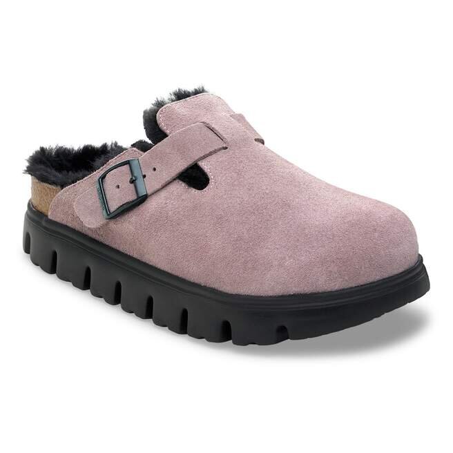 Boston Pap en cuir suédé et peau de mouton épaisse Boston Pap en cuir suédé et peau de mouton épaisse