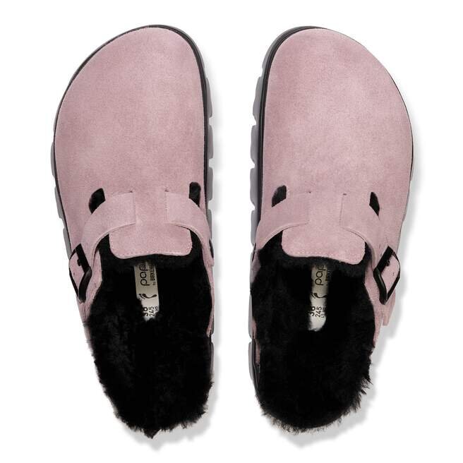 Boston Pap en cuir suédé et peau de mouton épaisse Boston Pap en cuir suédé et peau de mouton épaisse