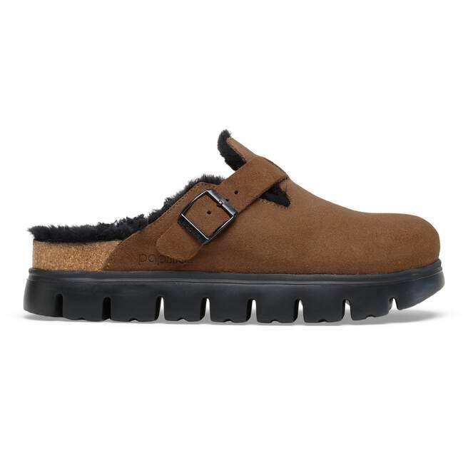 Boston Pap en cuir suédé et peau de mouton épaisse Boston Pap en cuir suédé et peau de mouton épaisse