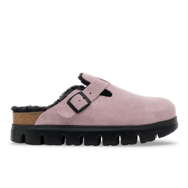 Boston Pap en cuir suédé et peau de mouton épaisse Boston Pap en cuir suédé et peau de mouton épaisse