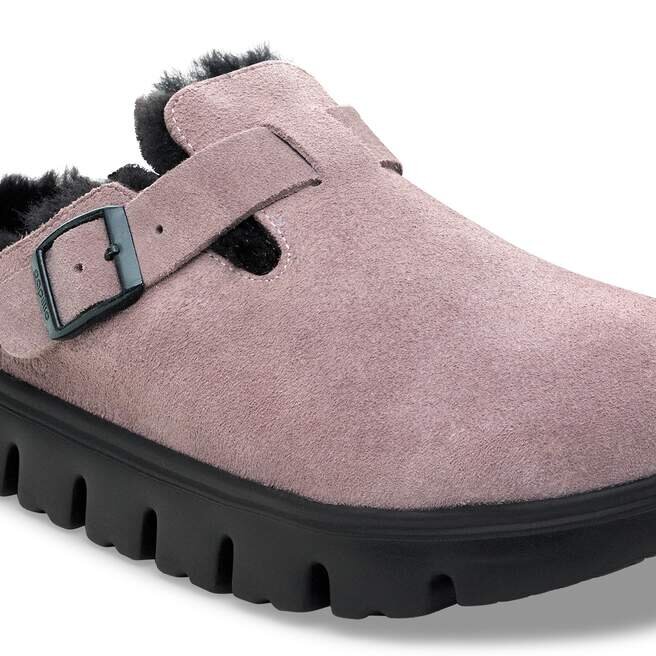 Boston Pap en cuir suédé et peau de mouton épaisse Boston Pap en cuir suédé et peau de mouton épaisse