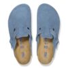Boston Soft Footbed Cuir suédé Bleu élémentaire