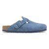 Boston Soft Footbed Cuir suédé Bleu élémentaire