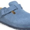 Boston Soft Footbed Cuir suédé Bleu élémentaire