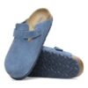 Boston Soft Footbed Cuir suédé Bleu élémentaire