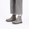 Bottes mi-hautes Highwood Slip-on pour femme en cuir nubuck Bottes mi-hautes Highwood Slip-on pour femme en cuir nubuck