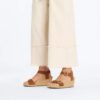 Boucle annulaire Soley Cuir nubuck gaufré Boucle annulaire Soley Cuir nubuck gaufré