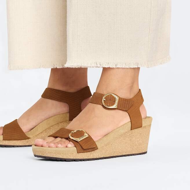 Boucle annulaire Soley Cuir nubuck gaufré Boucle annulaire Soley Cuir nubuck gaufré