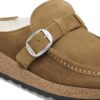 Buckley en cuir suédé et peau de mouton