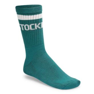 Chaussettes de tennis en coton, coton-polyamide-élasthanne, vert