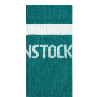 Chaussettes de tennis en coton, coton-polyamide-élasthanne, vert