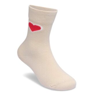 Chaussettes en coton côtelées Coton Polyamide Élasthanne