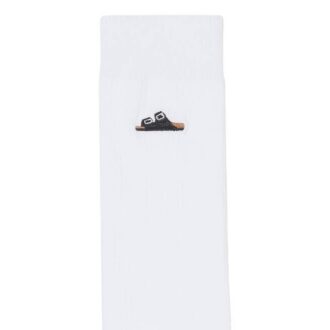 Chaussettes en coton côtelées Coton Polyamide Élasthanne