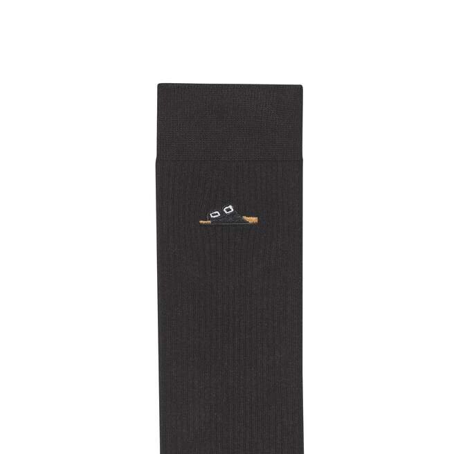 Chaussettes en coton côtelées Coton Polyamide Élasthanne Chaussettes en coton côtelées Coton Polyamide Élasthanne