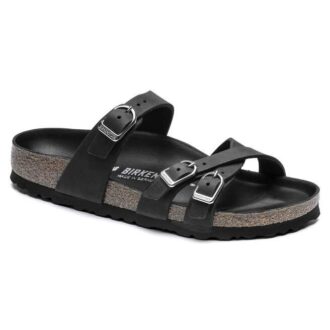 Cuir huilé Franca Noir