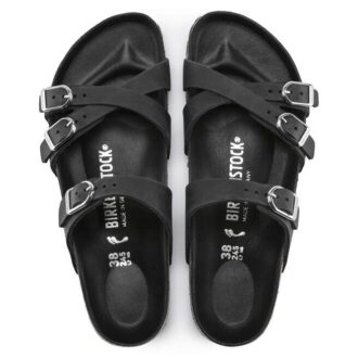 Cuir huilé Franca Noir