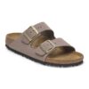 Cuir nubuck Arizona violet délavé