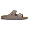 Cuir nubuck Arizona violet délavé