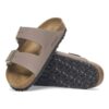 Cuir nubuck Arizona violet délavé