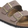 Cuir nubuck Arizona violet délavé