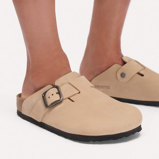 Cuir nubuck à boucle métallique Boston Cuir nubuck à boucle métallique Boston