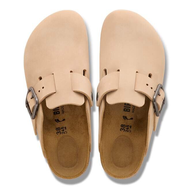Cuir nubuck à boucle métallique Boston Cuir nubuck à boucle métallique Boston