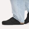 Cuir nubuck à boucle métallique Boston Cuir nubuck à boucle métallique Boston