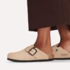 Cuir nubuck à boucle métallique Boston Cuir nubuck à boucle métallique Boston