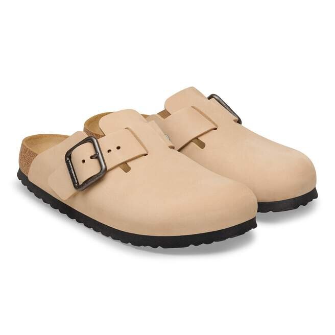Cuir nubuck à boucle métallique Boston Cuir nubuck à boucle métallique Boston