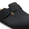 Cuir nubuck à boucle métallique Boston Cuir nubuck à boucle métallique Boston