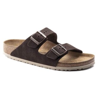 Cuir nubuck de vachette Arizona, marron clair