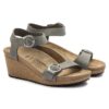 Cuir nubuck Soley gris tourterelle