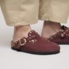 Cuir suédé Boston Rivet Cuir suédé Boston Rivet