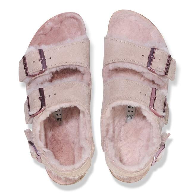 Cuir suédé Milano avec fourrure Cuir suédé Milano avec fourrure