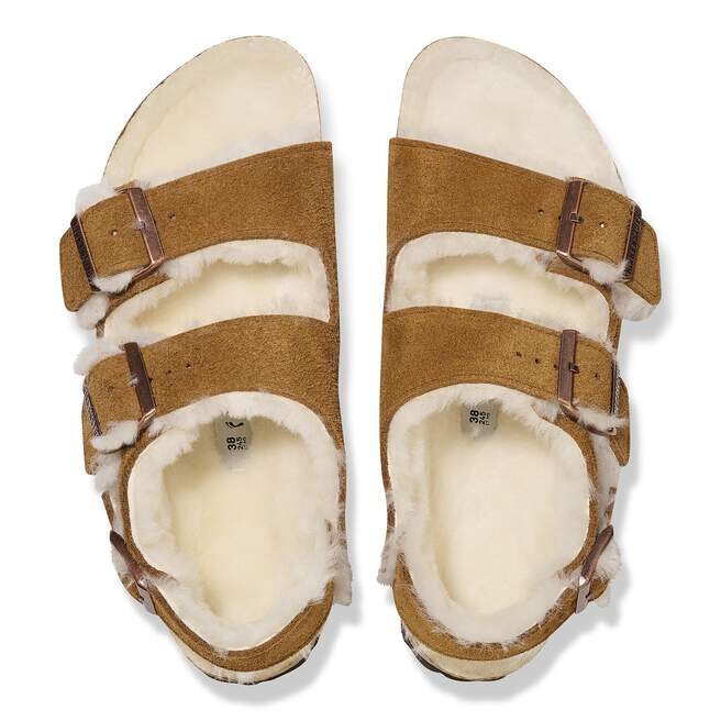 Cuir suédé Milano avec fourrure Cuir suédé Milano avec fourrure