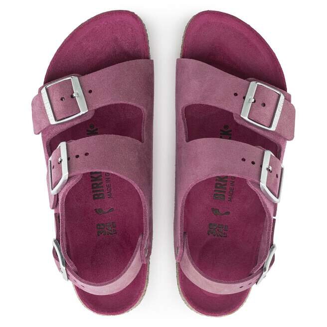 Cuir suédé Milano Fuchsia chatoyant Cuir suédé Milano Fuchsia chatoyant