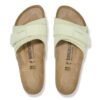 Cuir suédé Oita, couleur lime délavée Cuir suédé Oita, couleur lime délavée